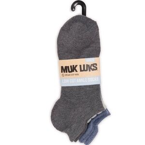 Women’s Muk Luks Dream Step Low Cut Ankle Socks-Set of 4- Assorted Colors